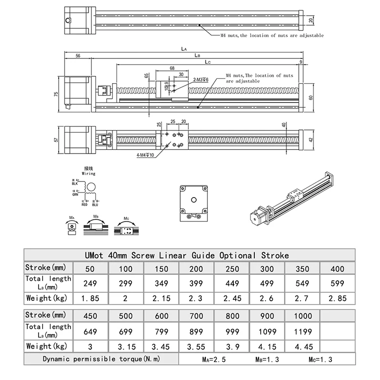 Imagem -02 - Palco Motorizado Linear Motion Trilho Deslizante com Coordenadas Polares 2-eixo Nema23 Stepper Motor Precisão Linear Robô xy