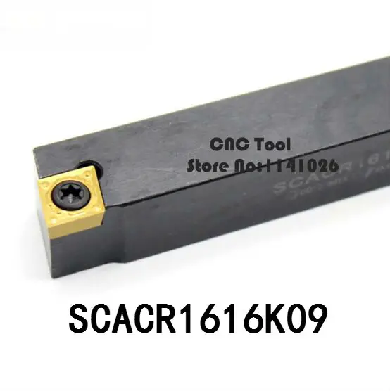 SCACR1616K09 16*16mm Metal Lathe Cutting Tools Lathe Machine CNC Turning Tools External Turning Tool Holder S-Type SCACR/L