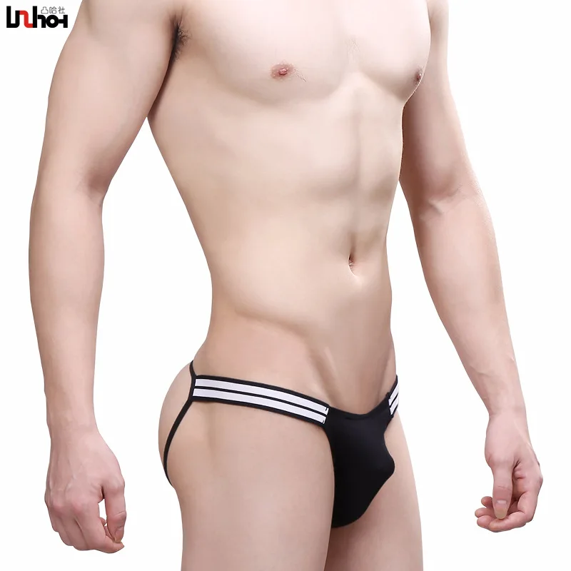 Sexy Gay Underwear Men Briefs Short Modal Hollow Back Panties Man  U Convex Pouch Low Waist Jockstrap Cueca calzoncillos M-XXL