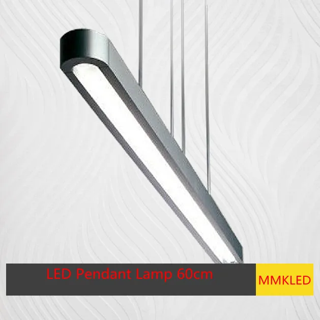 Upscale Pendant Lights aluminum PVC straightedge office Pendant Lights lamp LED light 60cm white