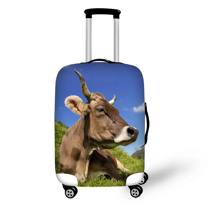 

Animal Cow Horse Travel Accessories Suitcase Protective Covers 18-32 Inch Elastic Luggage Dust Cover Case Stretchable Protect