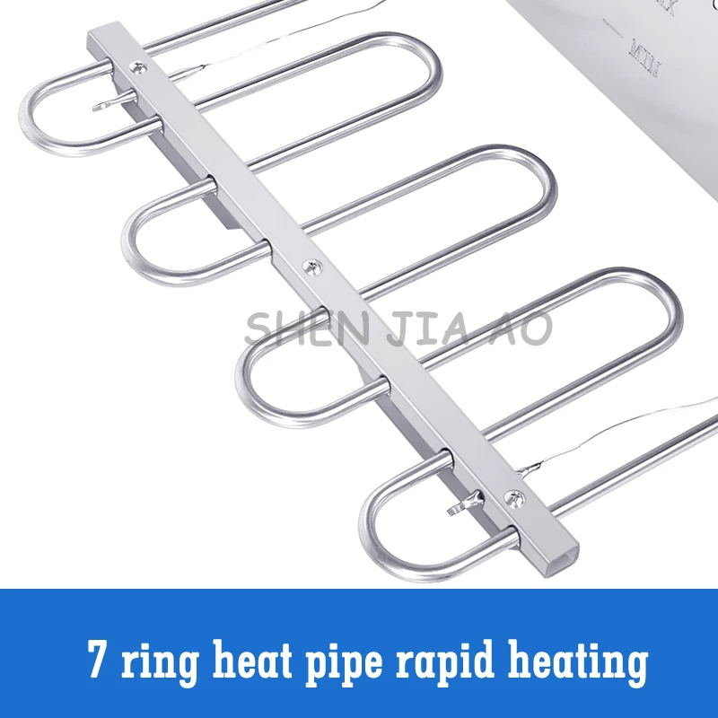 مقلاة كهربائية تجارية 20L سعة كبيرة اسطوانة واحدة الكهربائية فراي الدجاج مع جهاز قلي أصابع البطاطس 220 فولت 1 قطعة