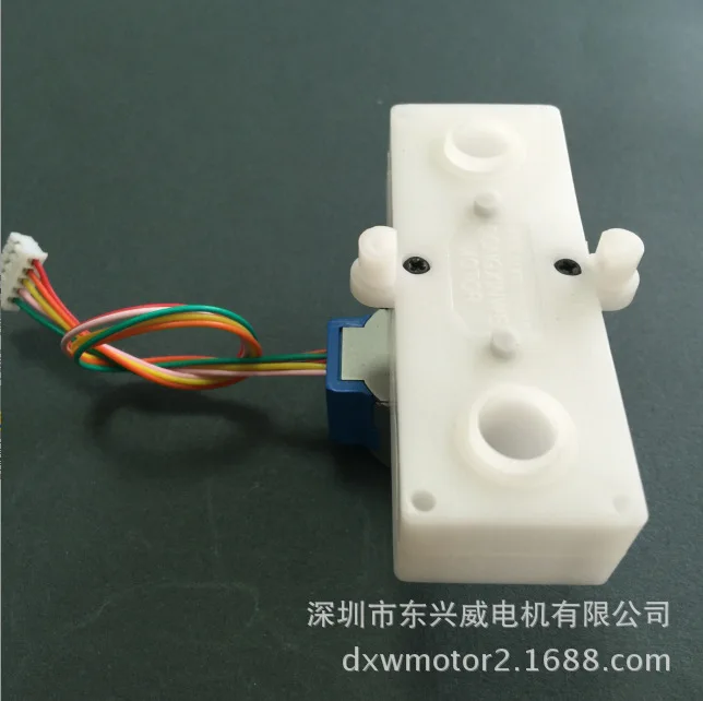 Double hole stepping motor with gear box, red and green laser lamp, stepping motor, stage light, lawn lamp, motor sewing tools