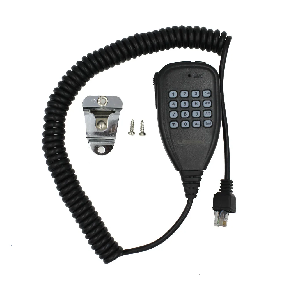 Microfono per Radio Mobile VV-898S 25W Leixen VV-898SV VV-808 Radio Mobile DTMF tastiera mic