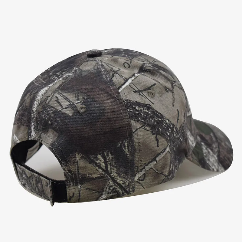 Nuovo Outdoor Pesca Caccia Tenda Da Sole Berretto di Cotone Bird Watching Fotografia Tappi di Caccia Foglia Bionic Camouflage Cappello Da Baseball