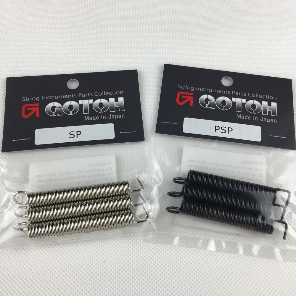 Sistema Tremolo de Guitarra Elétrica, Ponte Springs, Original GOTOH SP PSP Power, Feito no Japão, 1 Conjunto, 3 Pcs