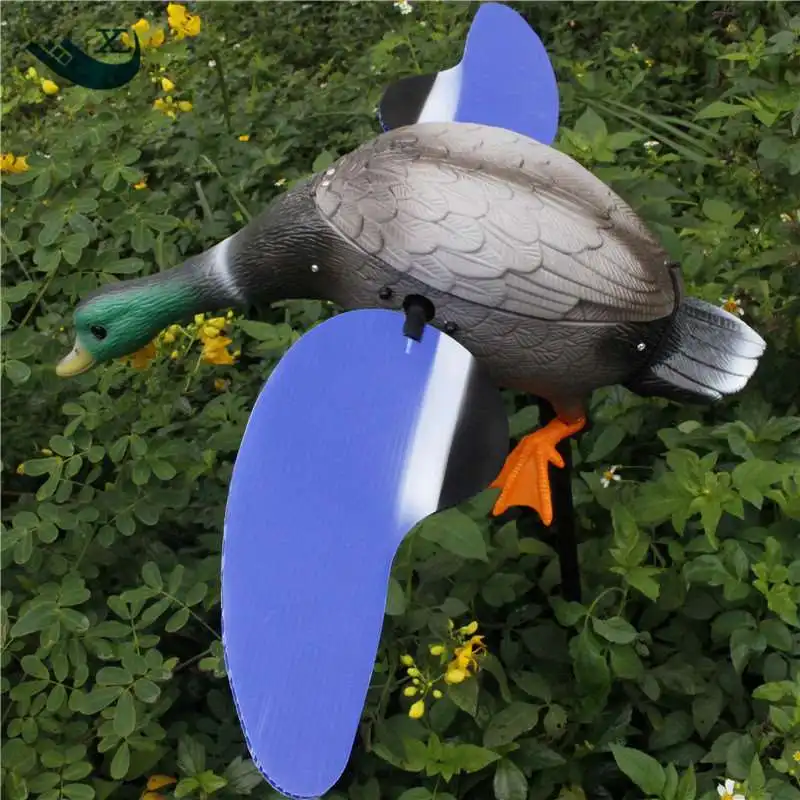 

Denmark Duck Hunting Wholesale Dc 6V Remote Control Pe Plastic Male Duck Decoy With Magnet Spinning Wings From Xilei