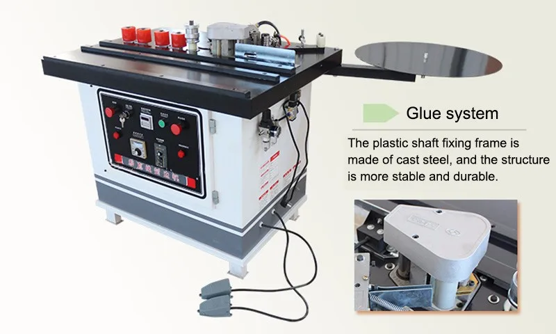 Máquina manual de borda reta/curva modelo SC468 com tensão 220V/monofásica/60Hz