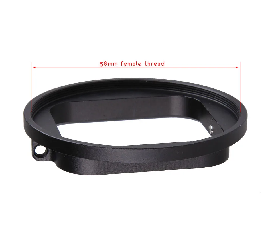 Camera Lens Filter Adapter Ring For Go Pro Hero 3 SJ4000 Mini Camcorder Accessories Reinstallation 58mm Filter Polar Polarized