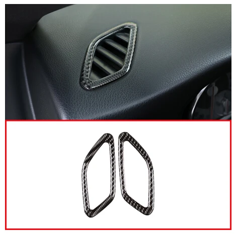 

Real Carbon Fiber Car Dashboard Air Conditioning Frame Stickers For Mercedes benz A GLA CLA Class W176 A180 C117 X156 2013-2018