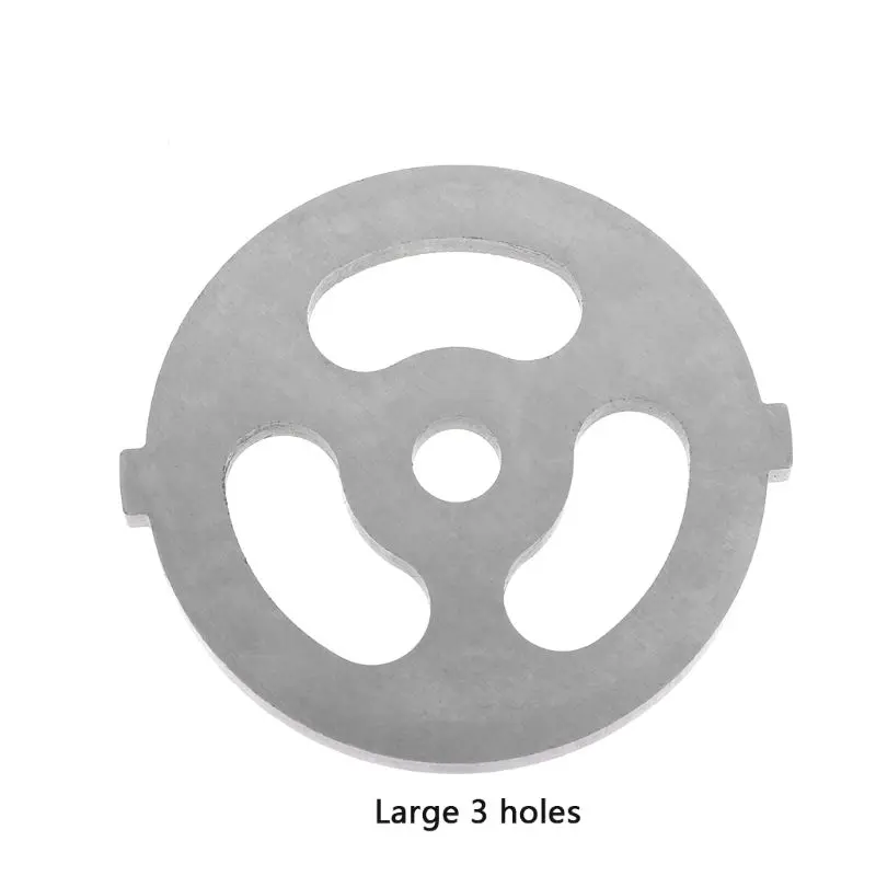 Large 3 holes Grinder Plate Net Knife Grinder Parts stainless Steel Hole Plate