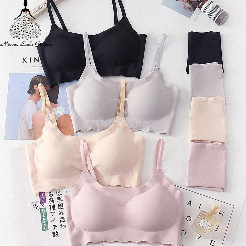 Seamless Bra Set For Women Underwear Push Up Lingerie Set Wire Free Bra And Panty Set Plus Size S M L XL Size Intimates Female