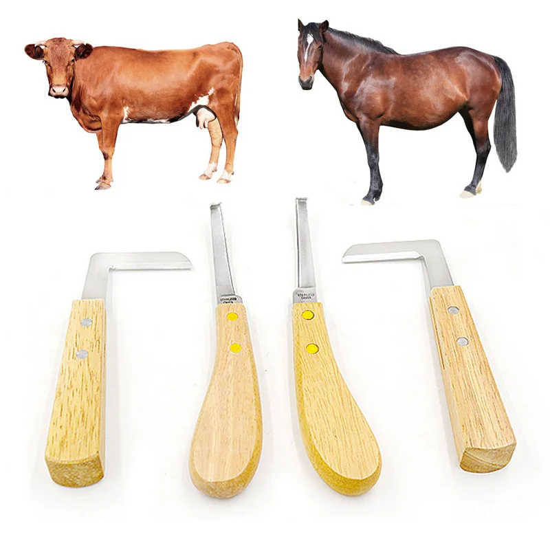 2 Pieces/set  Repair Neat's Foot Products  Matthew Yangniu Hoof Knife Right  The Horseshoe  Repair Tools  Farming Equipment