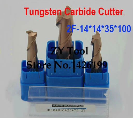 

cnc cutter tool tungsten alloy milling cutter HRC60 2F*14*14*35*100,CNC machine, milling machine, CNC milling tools, Nc tool