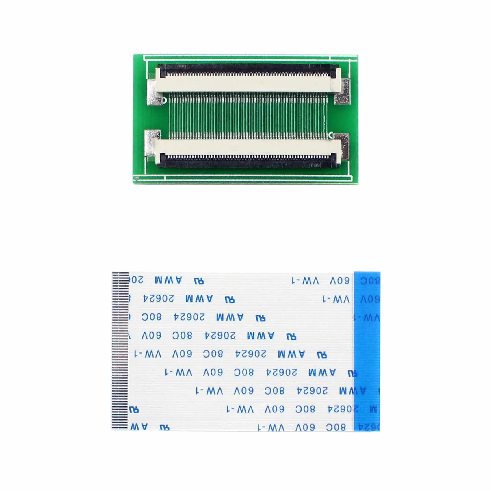 밑바닥/정상 접촉에 60pin 0.5mm 피치 편평한 케이블 정상/바닥 접촉
