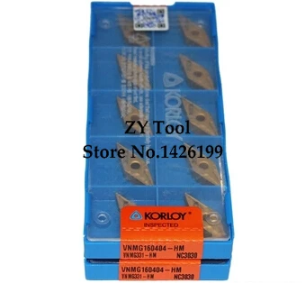 

Free shopping! 10PCS VNMG160404 HM NC3030 Lathe Cutting Tools CNC blade alloy carbide cutting tool Turning Inserts