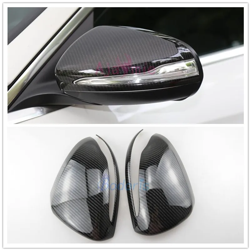 

For Mercedes AMG C E S GLC Class X253 C253 W213 S213 W205 S205 A205 C205 W222 Side Wing Mirror Cover Rear View Overlay Accessory