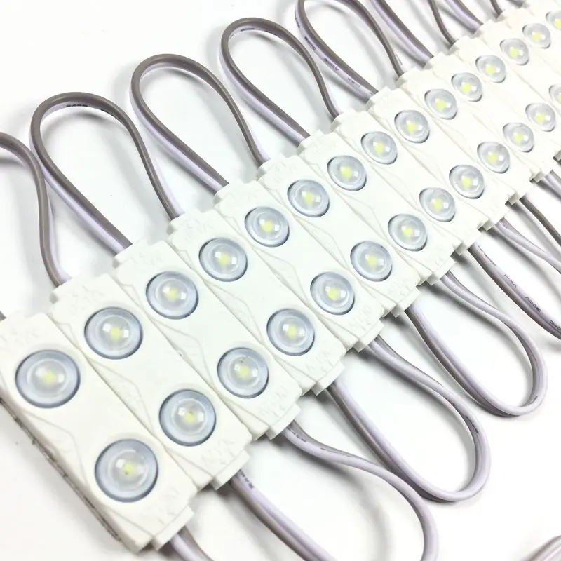 20pcs/lot DC 12V 2835 1.2W Injection molding Modules waterproof led advertising light Cool white