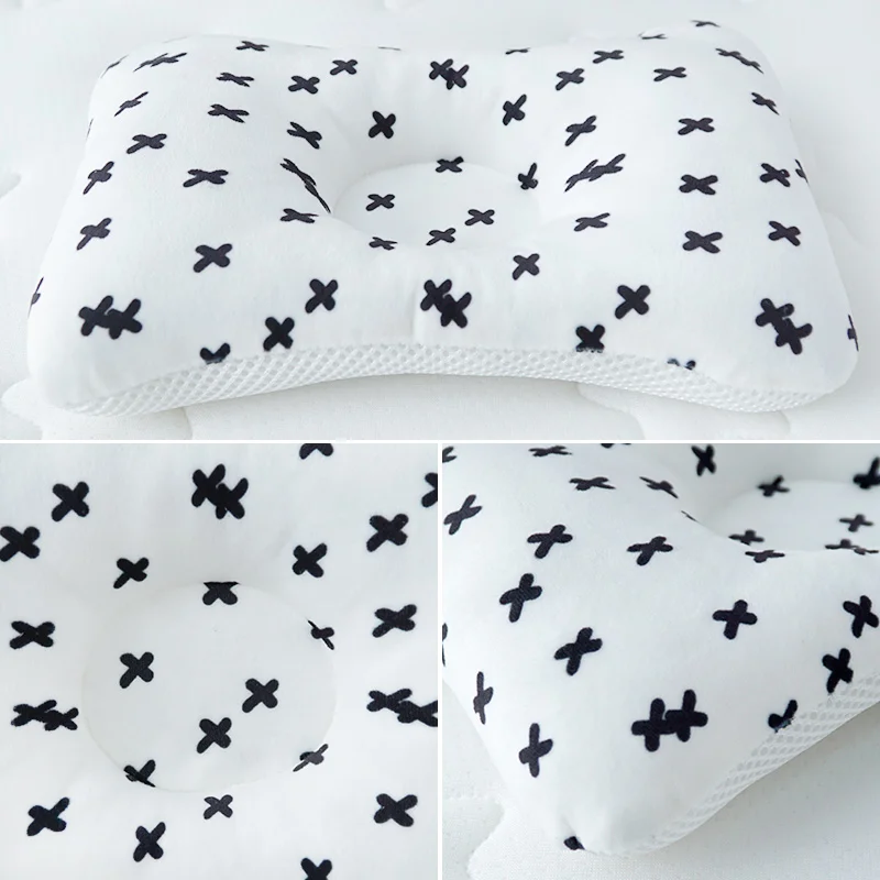 Muslinlife Baby Bedding Printed Pillow Newborn Boys Girls Nursing Pillows Soft Cotton Support Pillow Sleep Positioner Dropship