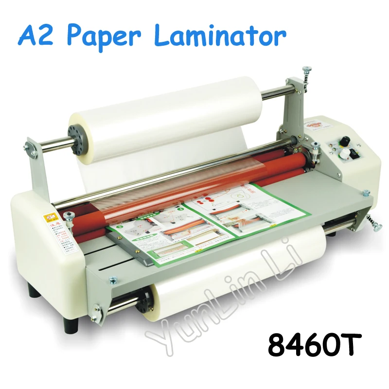 

A2 8460T Hot Roll Laminating Machine Multi-function Laminator,High-end Speed Regulation Laminating Film Laminator