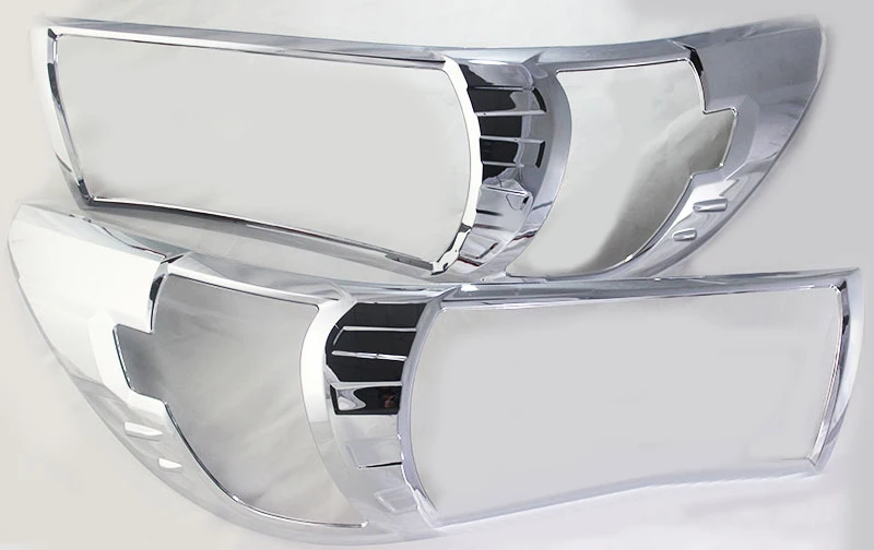 

Chrome For Toyota Hilux 2015 2016 2017 Accessories Head Lights Cover For Toyota Hilux Revo Basic Version Car Hilux