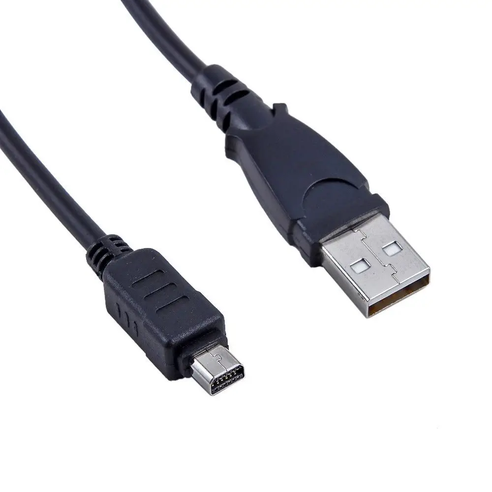 สายเคเบิล USB 12Pin สำหรับ Olympus E-330/E-410/E-420/E-450/E-500/E-510/E-520/E-600