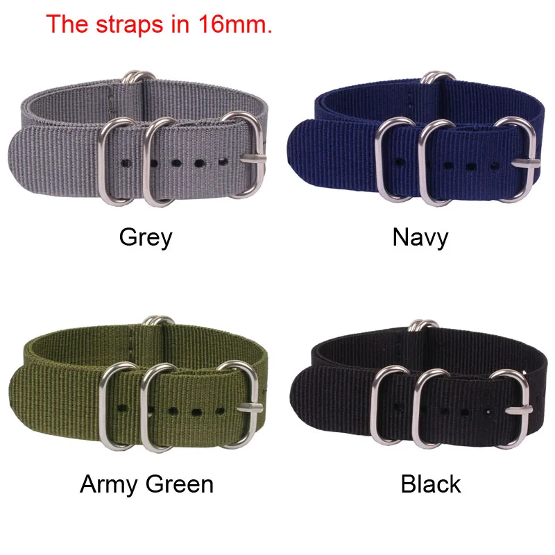 10pcs Wholesale Lot Stripe 16mm 18mm 20mm 22mm 24mm Retro Cheap fabric Nylon Watch Woven Strap Band belt watchbands