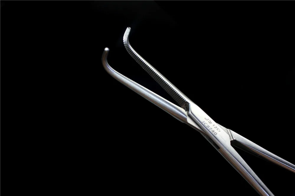 

JZ medical surgical instrument right angle detaching ligature hemostatic forceps Small wound minimal invasive Blood vessel Plier
