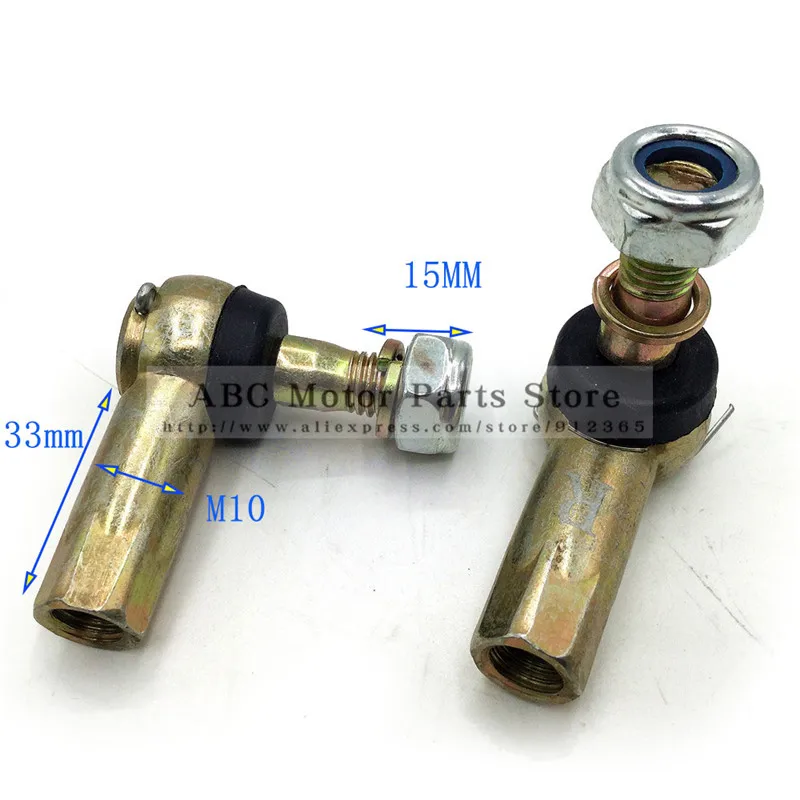 

M10 50cc 70cc 90cc 110cc ATV Quad 4 wheels motorcycle ball joint for front up and down swing Arm rocker spare parts