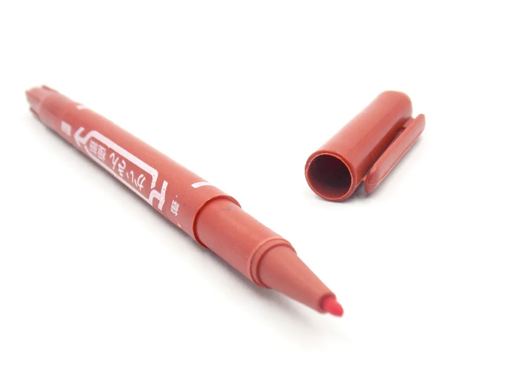 CCL Anti-etching PCB circuit board Ink Marker Double Pen For DIY PCB red color