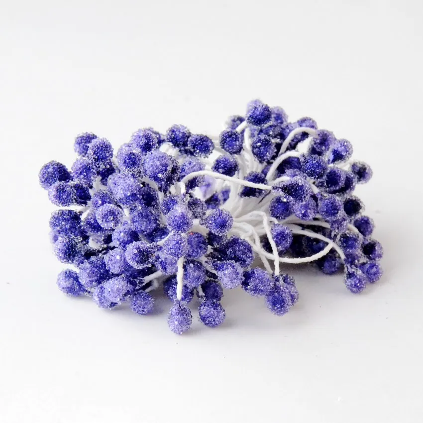 5mm 400pcs/lot Glass Multi Color Flower Stamen Floral Stamen For DIY Cake/Wedding Decoration Artificial Flowers DIY