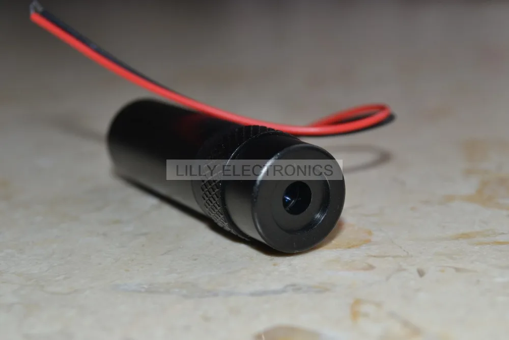 650nm-658nm 30 mW Rode Laser Dot Module w/Ronde Dot 16X55mm w/Glas Lens