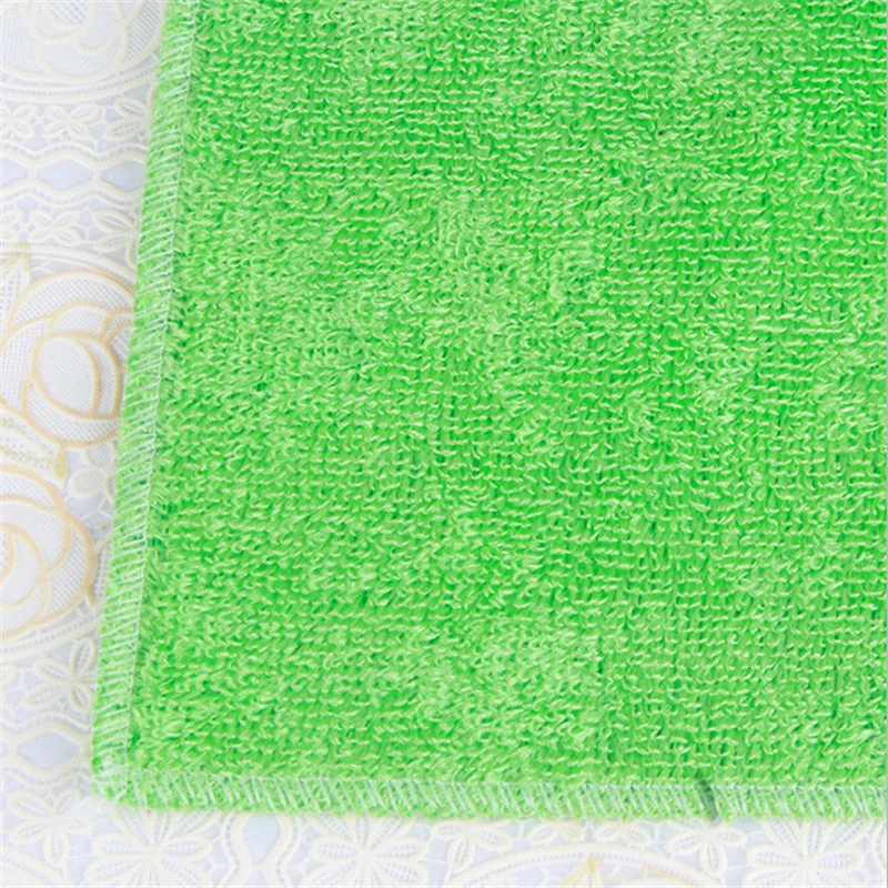 10Pcs/Lot Dish Cloth Bamboo Fiber High Efficient Anti-grease Cleaning Towel Washing Towel Magic Kitchen Cleaning Wiping Rag