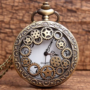 Женские и мужские карманные часы Doctor Bronze, кварцевые карманные часы с цепочкой и цепочкой