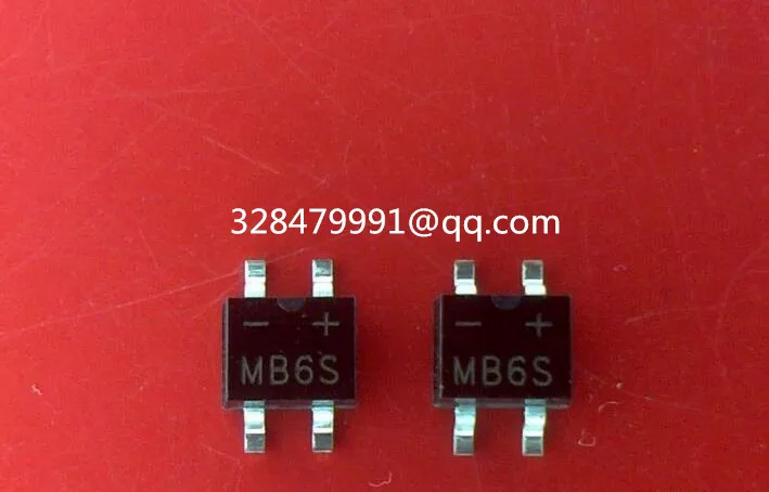 1000Pcs/lot  MB6S MBS SOP4 0.5A 600V  rectifier bridge Toshiba  Free shipping