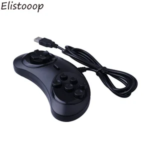 Sega-Classic Wired USB Game Controller, Classic Gamepad, Joypad for Sega, Genesis, MD, PC, 2, Y1301, Mac, Mega Drive, New, 6 Buts 12 Main Sales Mega Drive Control - №3