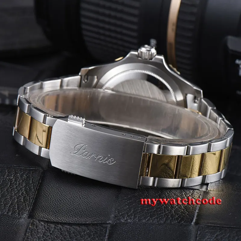 41 Mm Parnis Xám Mặt Sapphire Ceramic 21 Viên Ngọc Miyota Tự Động Mặt Kim 937