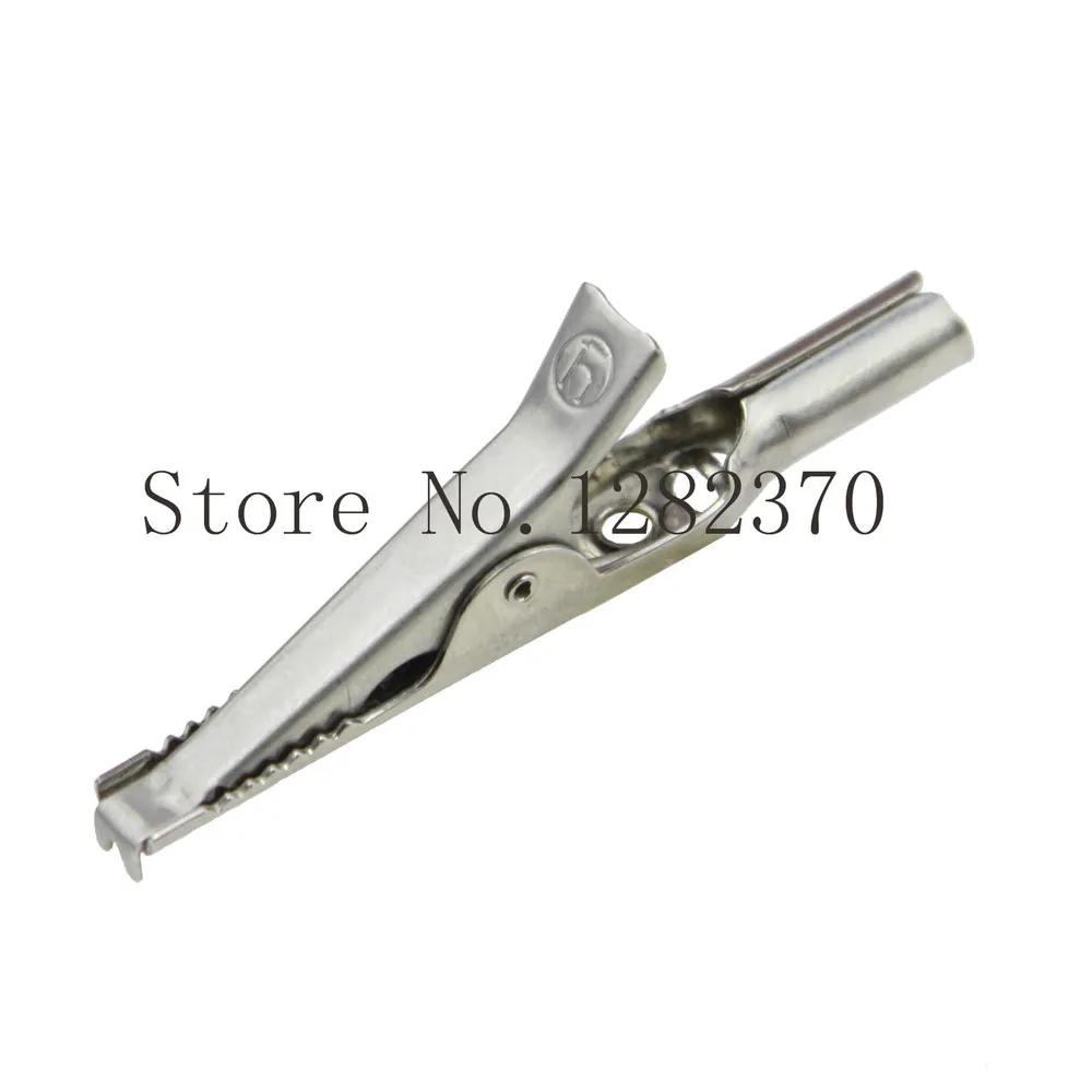 

[SA] Germany HIRSCHMANN AGF30 stainless steel alligator clip 4mm jack canine pressure line connection 930 122 000 --10pcs/lot