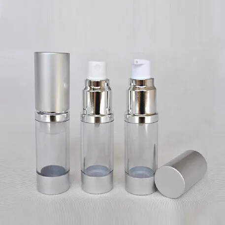 

50pcs 15ml empty Vacuum bottles / high - end plastic 15ml airless pump vacuum bottle / airless pump bottle15ml