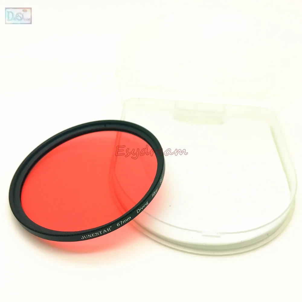 67 58 52 Waterproof Red Filter for Diving Underwater Photography Camera Housing Gopro Xiaomi Yi Color Conversion 52mm 58mm 67mm