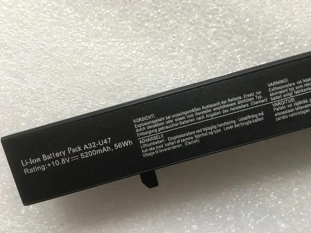 Imagem -04 - Supstone Novidades 5200mah Bateria do Portátil para Asus U47 A32-u47 U47a A41-u47 A42-u47 Q400 Q400a Q400c R404 U47c U47v U47vc Bateria Livre