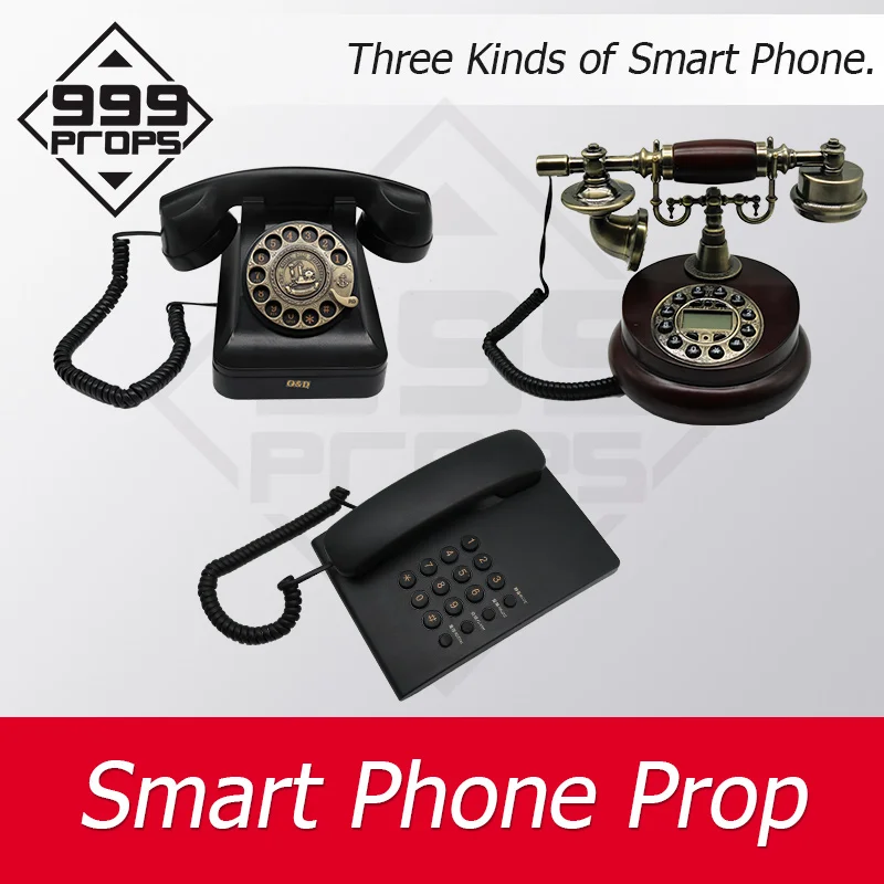 Escape Room Antique Phone Prop Smart Phone prop dial right code to get audio clues or open lock 999PROPS