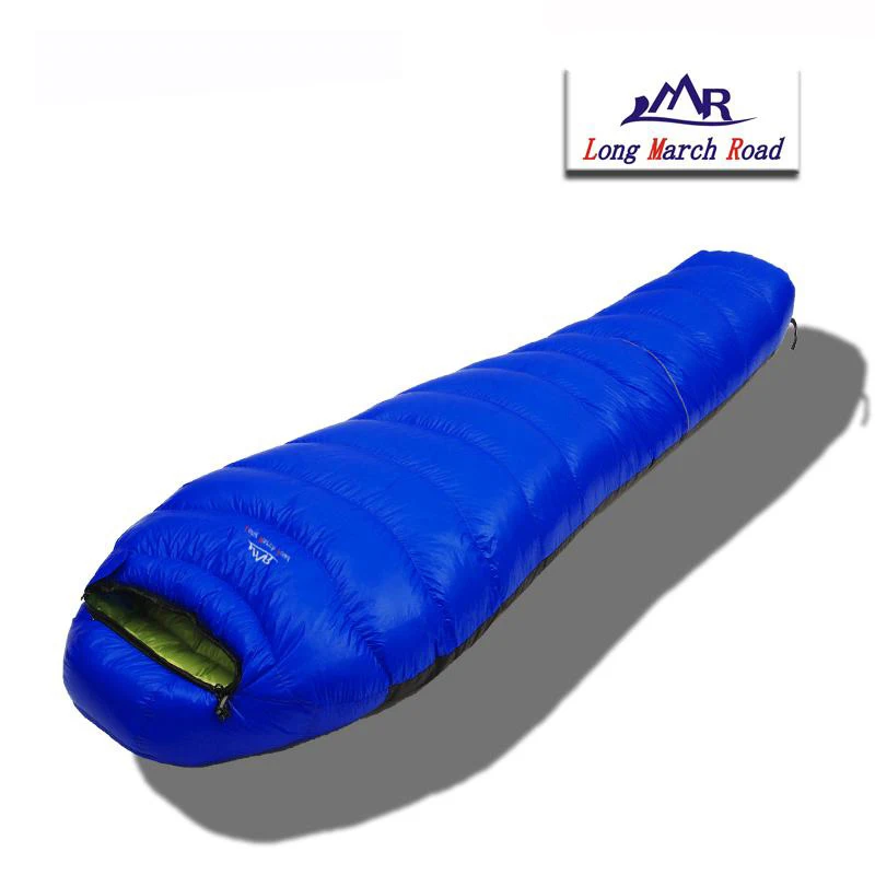 LMR Mummy Style White Goose Down 1500G Filling Ultralight Waterproof Can Be Spliced Sleeping Bag Sac De Couchage Slaapzak