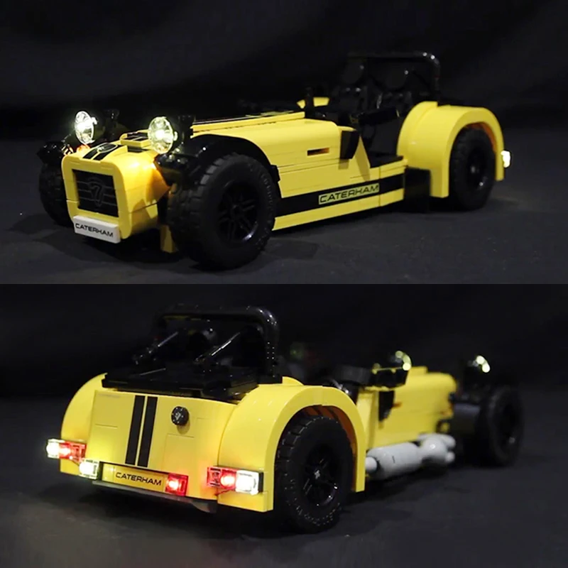 LED light for lego 21307 CATERHAM SEVEN 620R Race Car Building Blocks Bricks Toys for Kids Gifts(only light with Battery box)