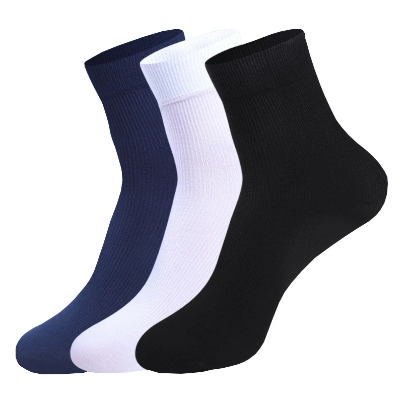 

New 10 Pairs Bamboo fiber Men Stockings Summer Ultra-thin Stretch silk Short Stockings Men Fashion casual Work Socks