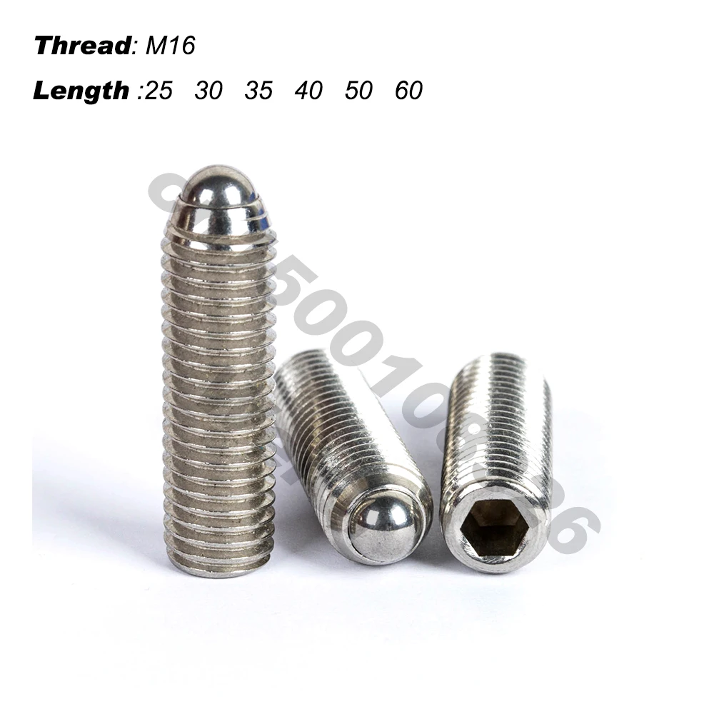 Émbolo de bola/pernos de bola/tornillo de resorte de bloqueo/tornillo hexagonal/acero inoxidable/M3M4M5M6M8M10M12M16M20M24