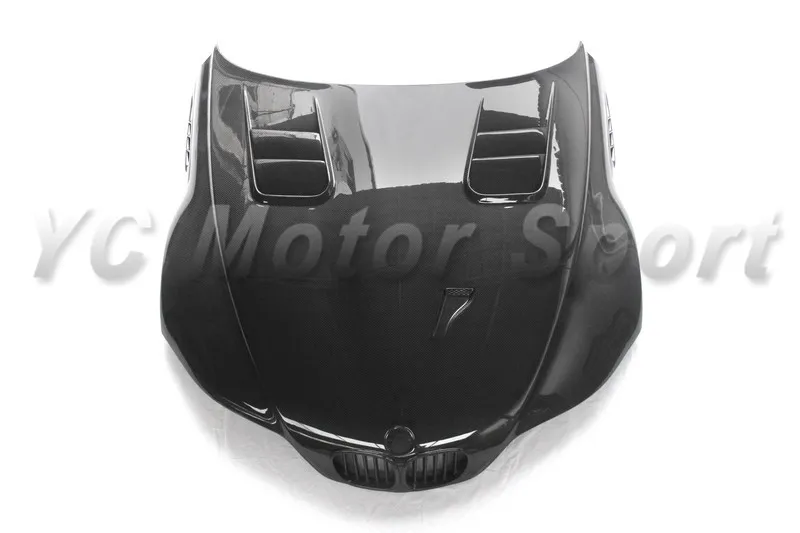 Car Accessories Carbon Fiber MT Style Hood Cover Fit For 1996-2002 BMW Z3 Hood Bonnet Car-styling