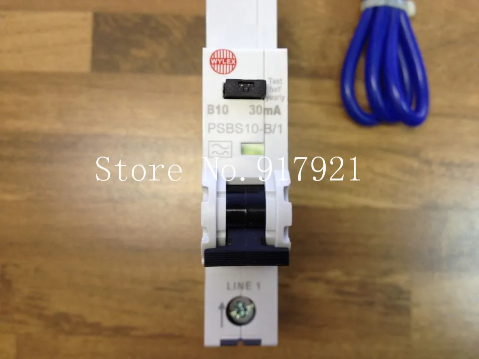 [ZOB] Imported WYLEX PSBS10-B/1 leakage protector compact leakage protection switch 30MA 1P10A  --5pcs/lot