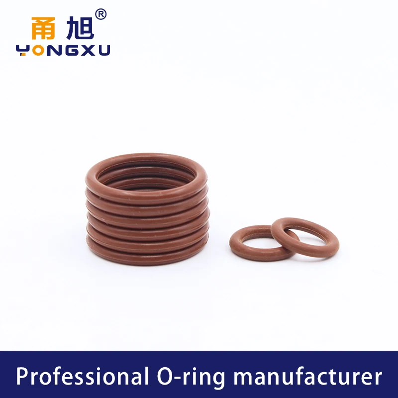 10PCS/lot Brown FKM Fluorine Rubber O-rings Seals CS2mm OD17/18/19/20/21/22/23/24/25/26/27/28/29*2mm O Ring Seal Gasket Rings Wa