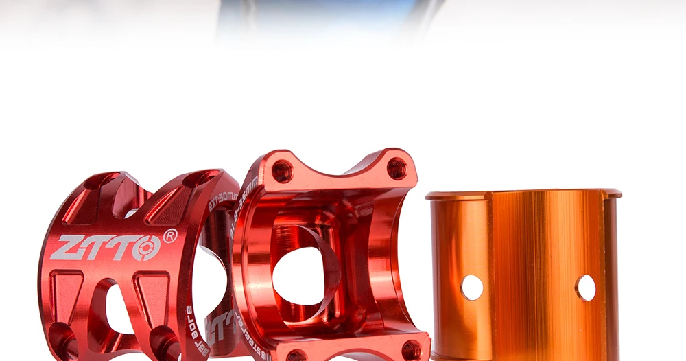 ZTTO MTB 50 mm Vorbau CNC 35 mm 31,8 mm Lenker Fahrrad Ultraleicht 0 Grad Aufstieg Langlebig DH AM Enduro 28,6 mm Gabelschaft Mountainbike – Detail 15